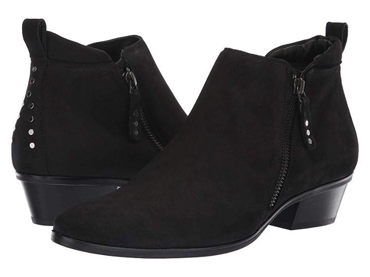 Paul Green Travis Boot (black Nubuck Hydro) Women's Boots