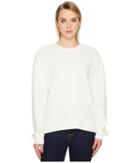 Mcq Lace Trim Slouchy Sweater (ivory) Women's Sweater
