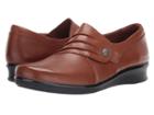 Clarks Hope Roxanne (dark Tan Leather) Women's Shoes