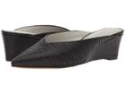 1.state Leanne (black Jeremy Matte Leather) Women's Wedge Shoes