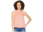 Bb Dakota Tilden Tie Back Printed Top (sugar Coral) Women's Clothing