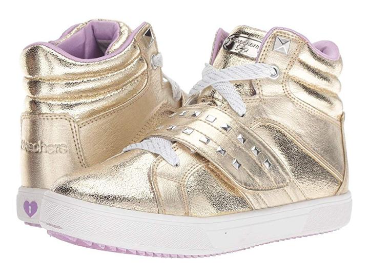 Skechers Kids Shoutouts 2.0 84799l (little Kid/big Kid) (gold) Girl's Shoes