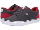 Dc Anvil Tx (dark Shadow/true Red) Men's Skate Shoes