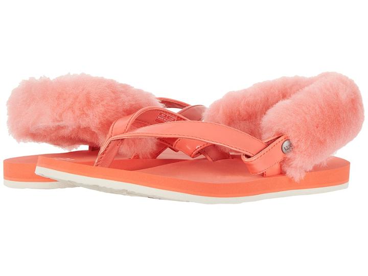 Ugg Laalaa (vibrant Coral) Women's Sandals