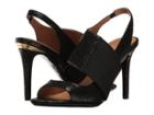 Calvin Klein Navea (black Stingray Print Leather) Women's Shoes
