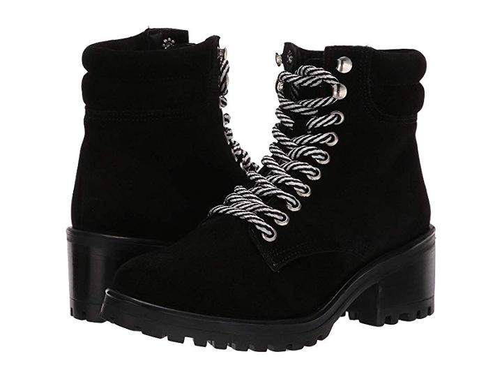 Steve Madden Glacie (black Suede) Women's Boots