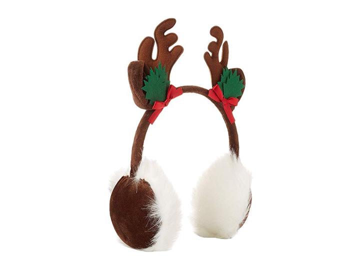 Collection Xiix Reindeer With Ribbons Earmuffs (red) Caps