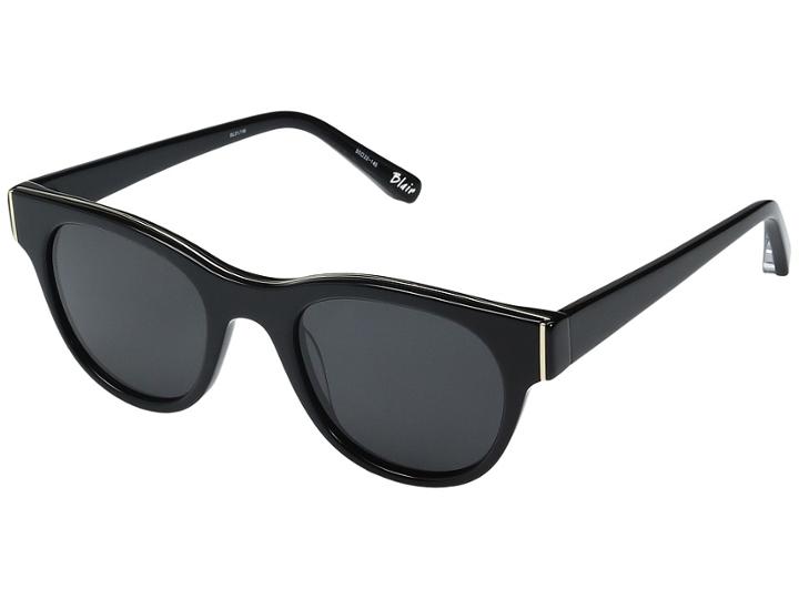 Elizabeth And James Blair (black/smoke Mono Lens) Fashion Sunglasses