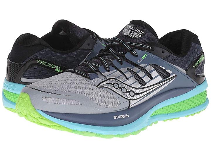 Saucony Triumph Iso 2 (grey/blue/slime) Women's Shoes