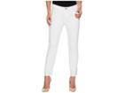 Liverpool Maya Crop With Side Ankle Rivets In Comfort Stretch Denim In Bright White (bright White) Women's Jeans