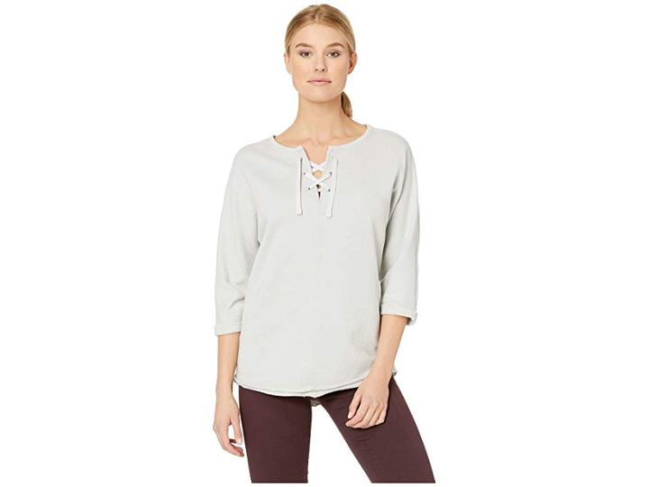 Jag Jeans Debbie Lace-up Shirt (antarctica) Women's Clothing