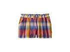 Tommy Hilfiger Kids Plaid Soft Shorts (big Kids) (th Mazarine Blue) Girl's Shorts