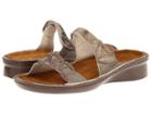 Naot Mozart (vintage Beige Leather/brass Leather) Women's Sandals