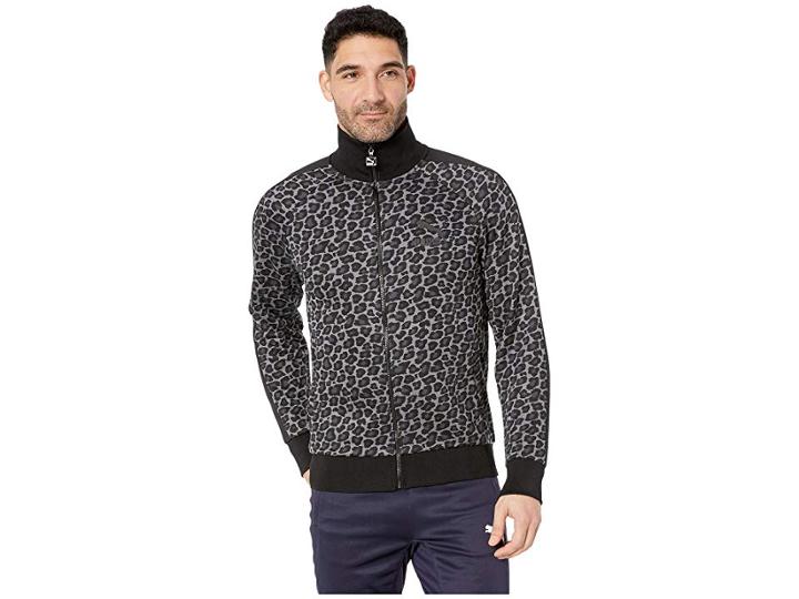 Puma Wild Pack T7 Track Jacket Aop (smoked Pearl) Men's Coat