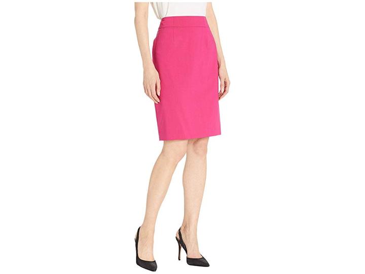 Calvin Klein Lux Straight Skirt (vivacious) Women's Skirt