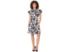 Tommy Hilfiger Oasis Floral Dress (ivory Multi) Women's Dress