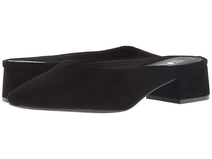 Sol Sana Tate Heel (black Suede) Women's 1-2 Inch Heel Shoes