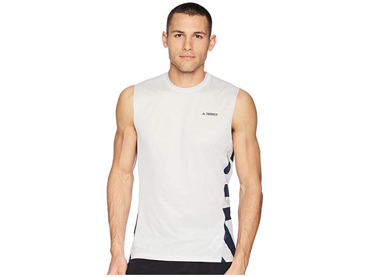 Adidas Outdoor Tracerocker Parley Top (grey One) Men's Sleeveless