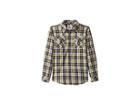 Appaman Kids Extra Soft Flannel Shirt With Elbow Detail (toddler/little Kids/big Kids) (golden Navy Plaid) Boy's Clothing
