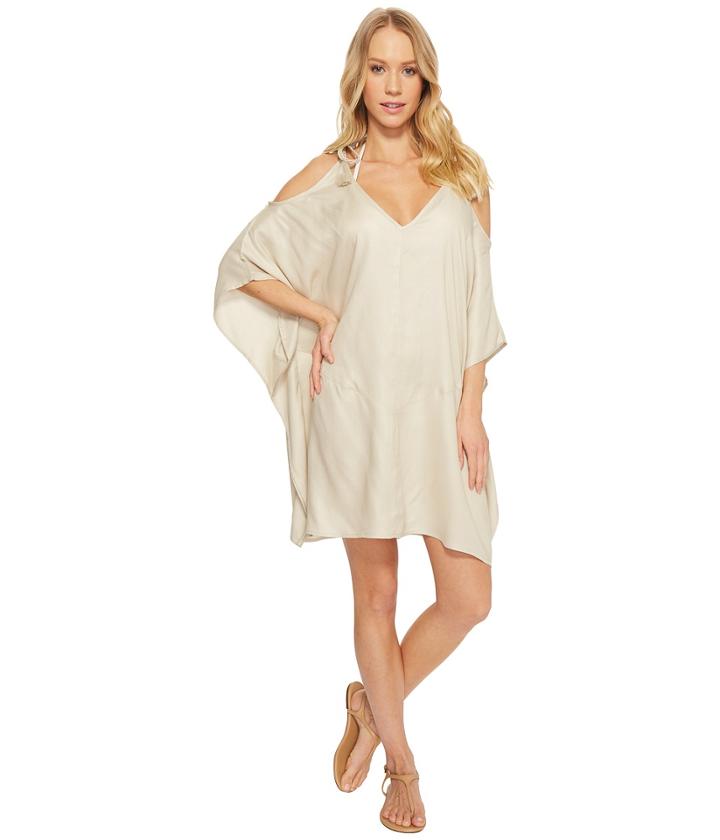 Echo Design Cold Shoulder Dress (stone) Women's Dress