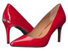 Calvin Klein Gayle Pump (lipstick Red Python Print Patent) High Heels