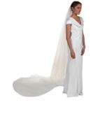 Nina Claire Single Tier Cathedral Veil (white Cathedral) Hair Accessories