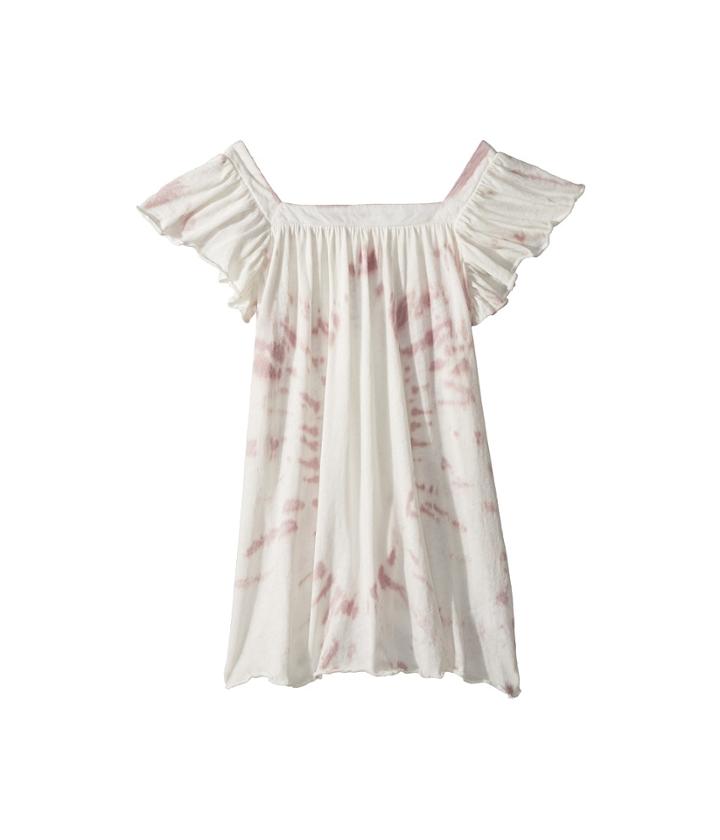 Chaser Kids Super Soft Flutter Sleeve Top (little Kids/big Kids) (tie-dye) Girl's Clothing