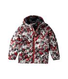 Spyder Kids Dolomite Hoodie Synthetic Down Jacket (big Kids) (mini Camo White) Boy's Coat