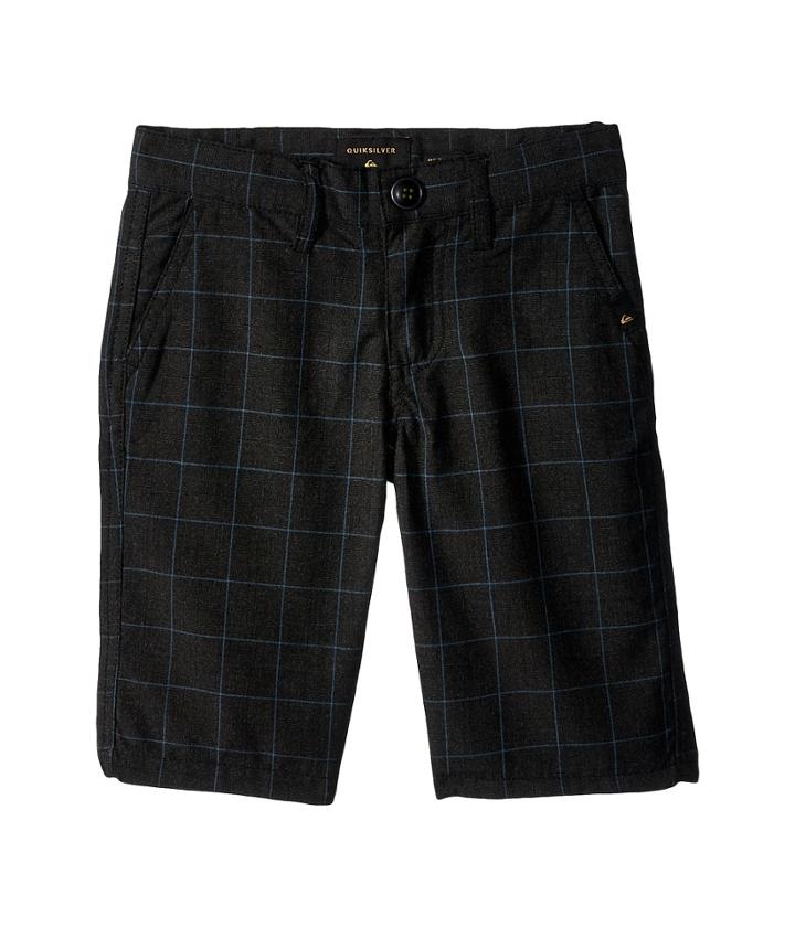 Quiksilver Kids Regeneration Chino Shorts (big Kids) (dark Grey Heather) Boy's Shorts