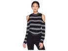Bb Dakota Some Like It Hot Cold Shoulder Sweater (black) Women's Sweater