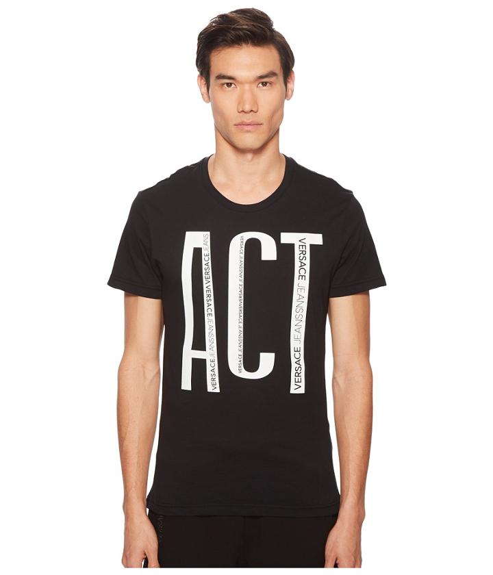 Versace Jeans Act Graphic Tee (black) Men's T Shirt