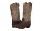 Old West Boots 5506 (brown Distressed/olive) Cowboy Boots