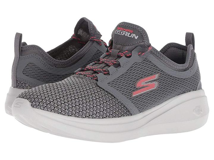 Skechers Go Run Fast 15102 (charcoal/hot Pink) Women's Running Shoes
