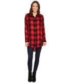 Jag Jeans Magnolia Tunic (red/black) Women's Clothing
