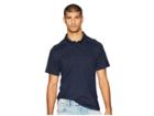 Smartwool Everyday Exploration Short Sleeve Polo (deep Navy) Men's Short Sleeve Pullover