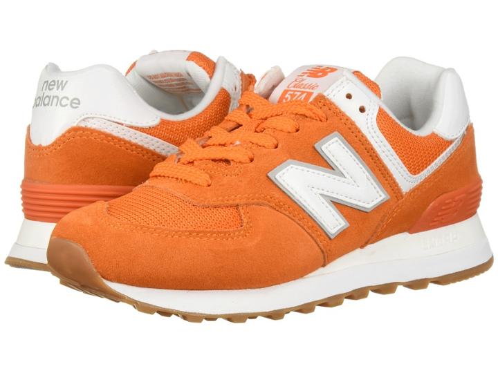 New Balance Classics Wl574 (varsity Orange) Women's Classic Shoes