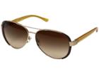 Tory Burch 0ty6052 (gold/brown Gradient) Fashion Sunglasses