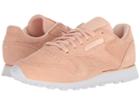Reebok Lifestyle Classic Leather Woven Embossed (desert Dust/white) Women's Classic Shoes