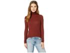 Ag Adriano Goldschmied Chels Turtleneck (tannic Red) Women's Clothing