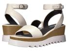 Sol Sana Tray Wedge Sandal (white 2) Women's Wedge Shoes