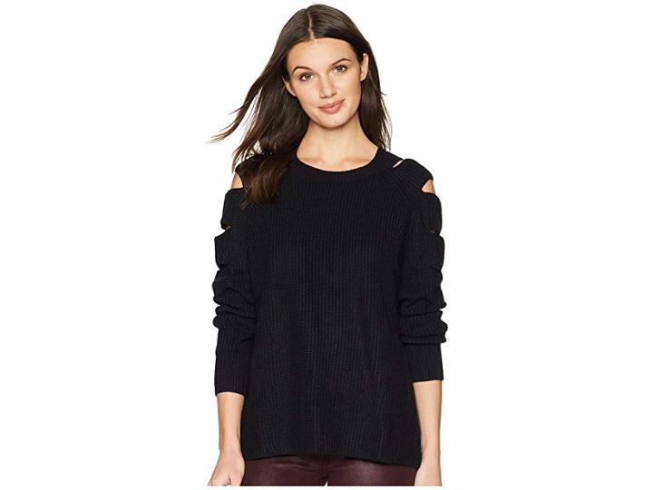 Miss Me Knit Sweater (black) Women's Sweater