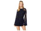 Cupcakes And Cashmere Cally Chenille Lace Romper (moon Shadow) Women's Jumpsuit & Rompers One Piece