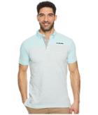 U.s. Polo Assn. Short Sleeve Slim Fit Fancy Jersey Polo Shirt (blue Sail) Men's Clothing