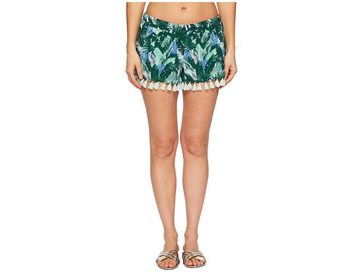 Letarte Shorts (green Multi) Women's Swimwear