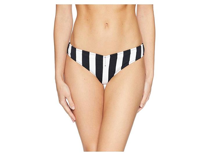 Volcom Stripe Club V Bottom (black 2) Women's Swimwear