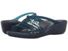 Crocs Isabella Mini Wedge (navy/navy) Women's Wedge Shoes