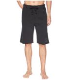 Life Is Good Lig Wordmark Fleece Lounge Short (night Black) Men's Fleece