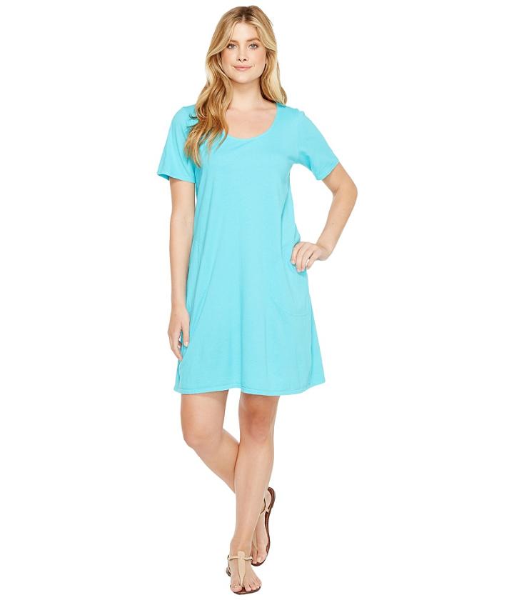 Fresh Produce Allure T-shirt Dress (luna Turquoise) Women's Dress