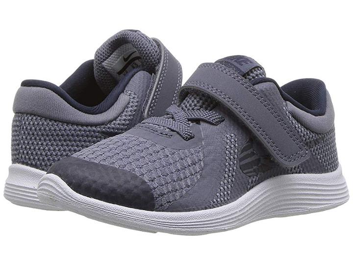 Nike Kids Revolution 4 (infant/toddler) (light Carbon/obsidian/thunder Blue/white) Boys Shoes