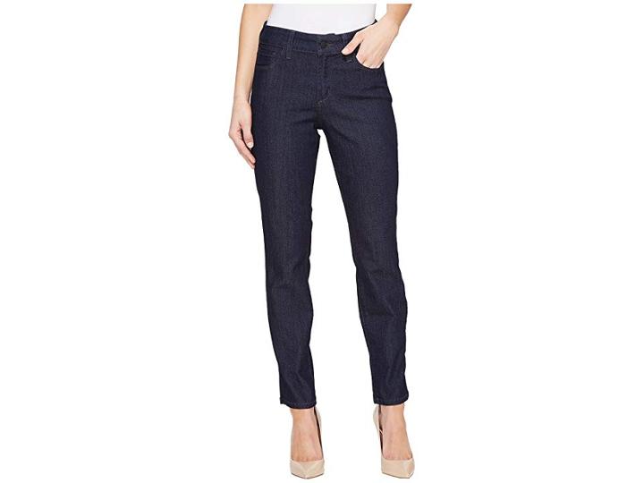 Nydj Alina Convertible Ankle In Dark Enzyme Wash (dark Enzyme Wash) Women's Jeans